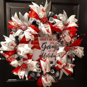Hand crafted holiday wreath